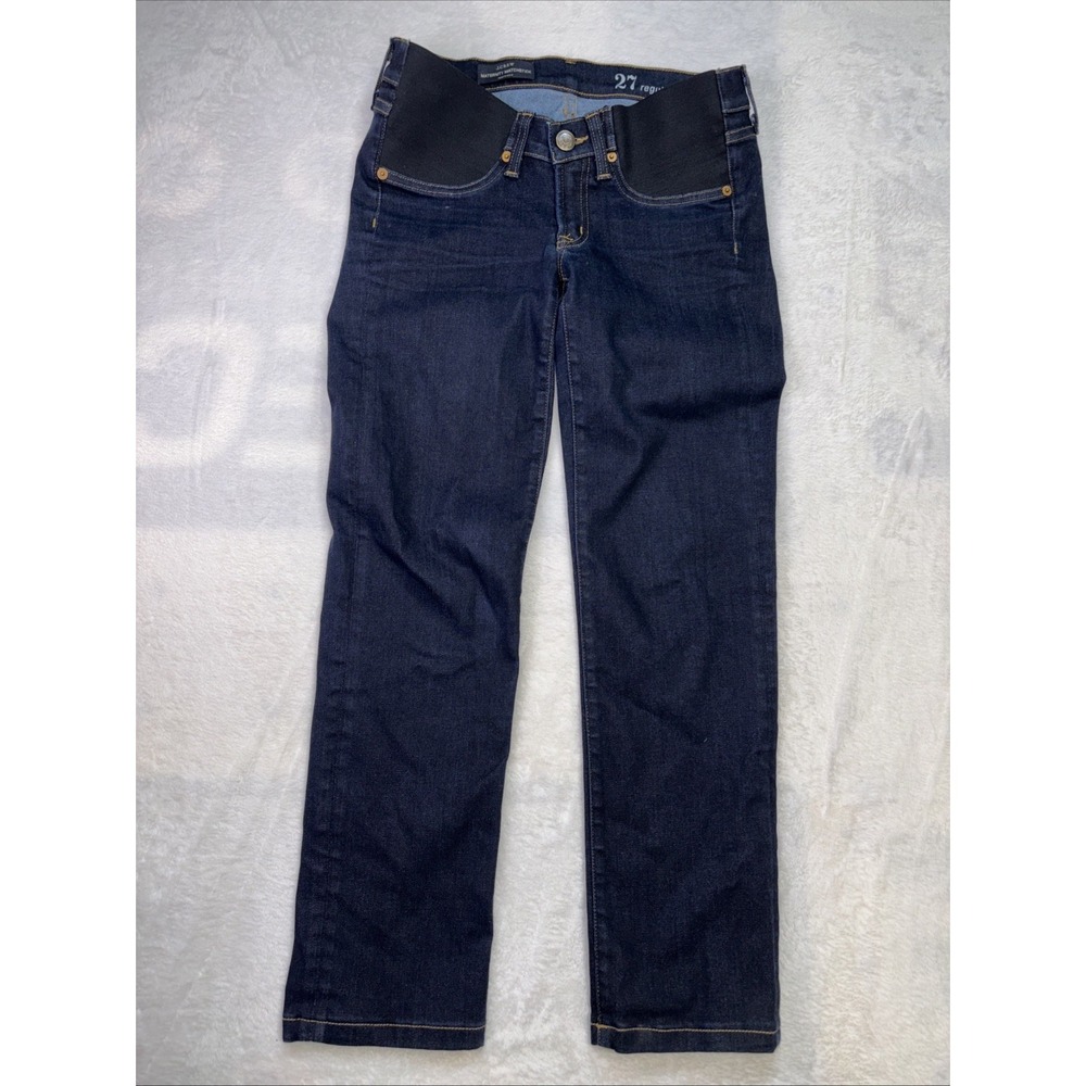 J.Crew maternity matchstick size 27 regular women women's maternity jeans md USA